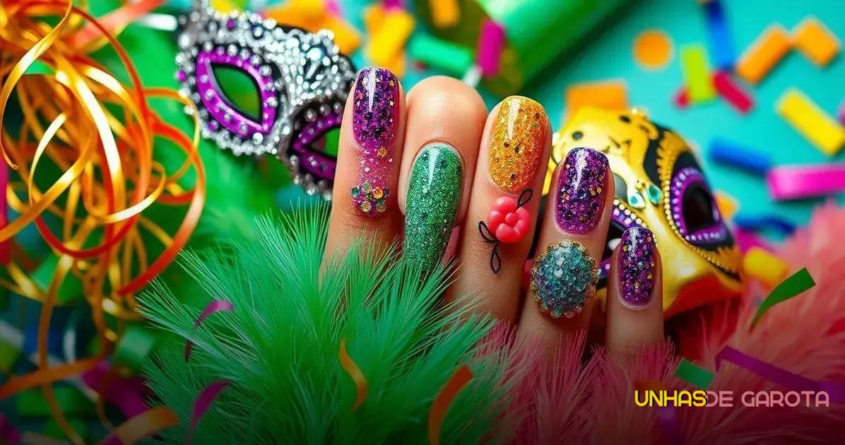 Tendências de Unhas para o Carnaval 2023 Tendências de Unhas para o Carnaval 2023