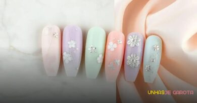 6 Ideias de Unhas Decoradas Clarinhas para Arrasar
