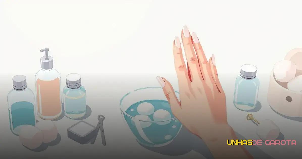Como remover unhas acrílicas corretamente