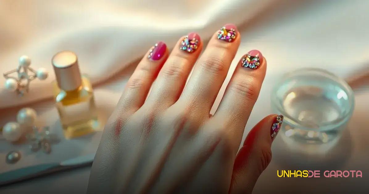 Cuidados essenciais para manter suas unhas com pedrarias