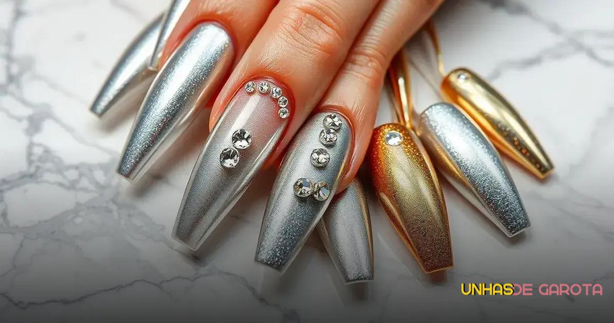 Unhas Metálicas: Brilho e Estilo